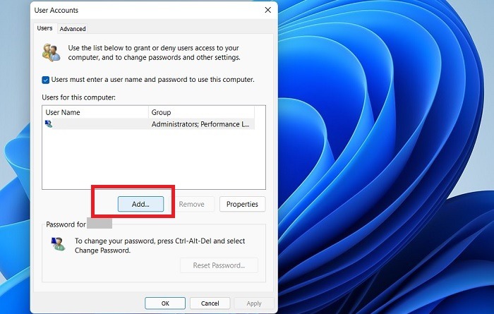 Win11 Without Microsoft Add User