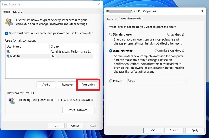 Win11 Without Microsoft Change Local Account To Administrator
