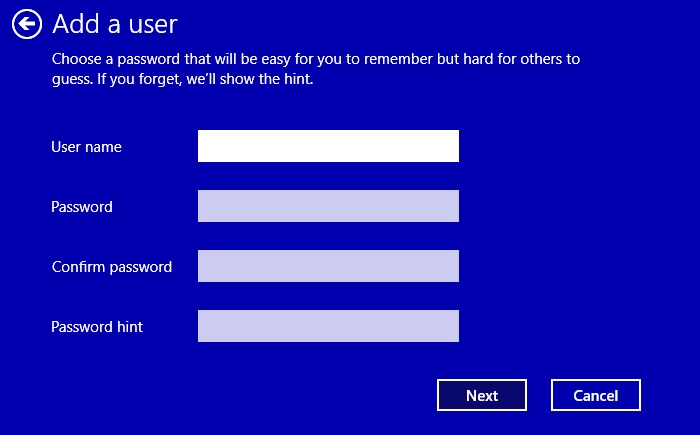 Win11 Without Microsoft Local Account Add A User
