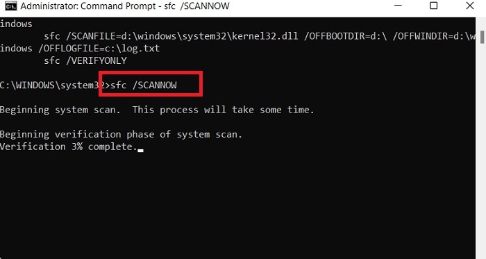 Windows11 10 Parameter Sfc Scannow Drive