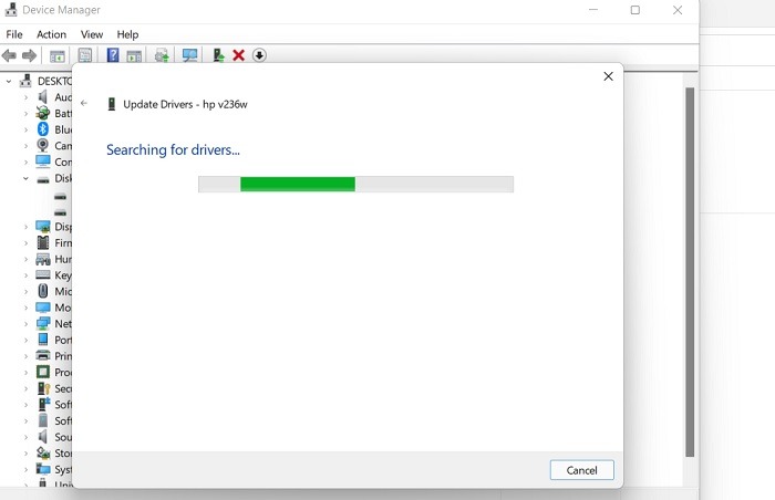 Windows11 10 Parameter Is Incorrect Device Manager Searching For Drivers