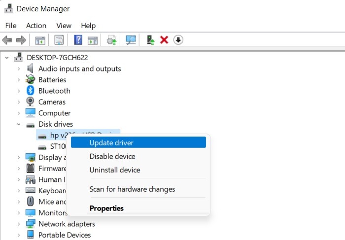 Windows11 10 Parameter Is Incorrect Device Manager Update Driver
