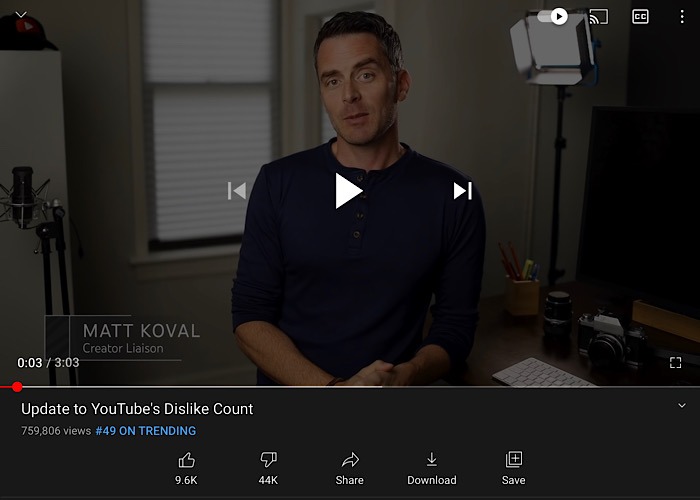Youtube Dislike Button Creators