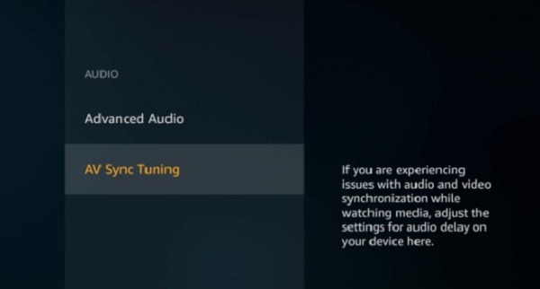 Amazon Fire Stick Not Working Audio Sync