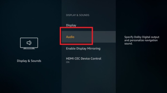 Amazon Fire Stick Not Working Dolby Audio