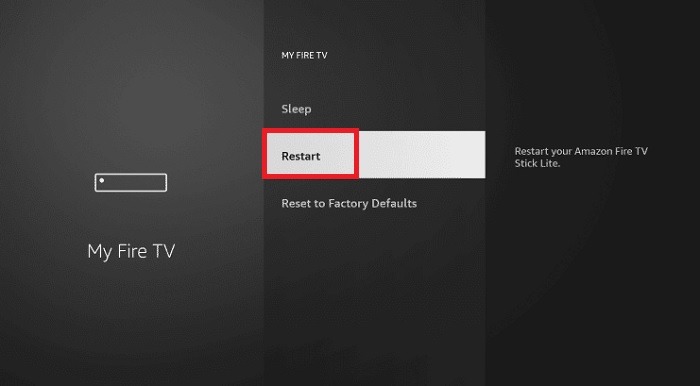 Amazon Fire Stick Not Working Settings Restart
