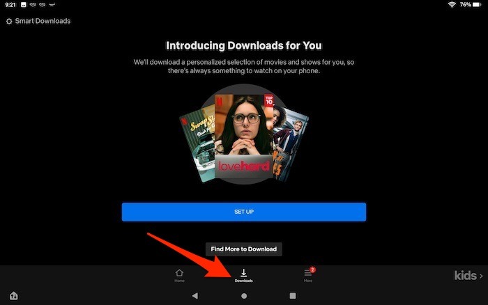 Download Netflix Content Offline Android Download Menu