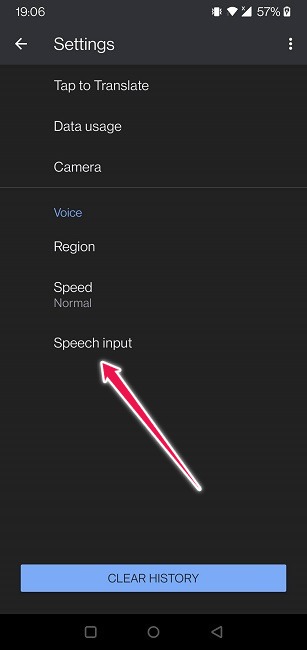 Google Translate Guide Mobile Speech Input