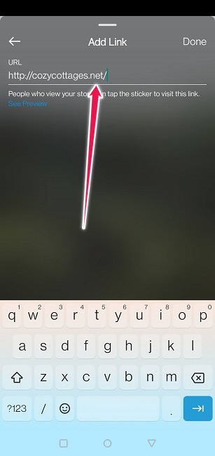 How To Add Link Instagram Story Copy Paste Link