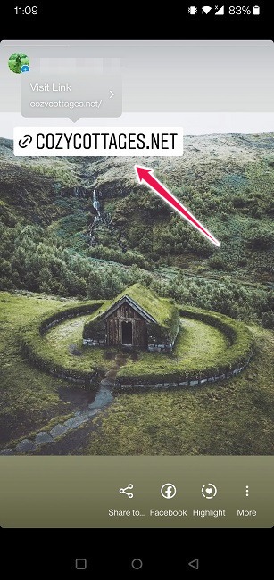 How To Add Link Instagram Story View