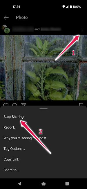 How To Collaborative Post Instagram Stop Sharing