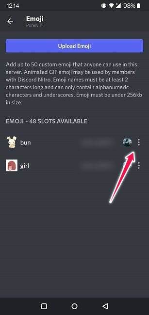 How To Create Custom Emoji Discord Mobile Three Dots
