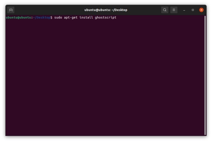 Install Ghostscript Linux