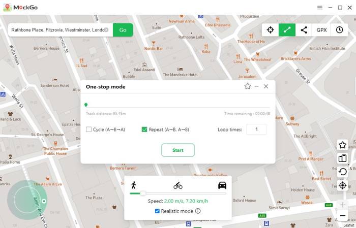 Mockgo Singlestop Mode Starting2