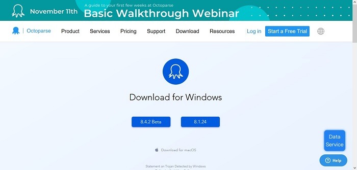 Octoprase 8.4 Web Scraping Tool Update Review Download Windows Mac