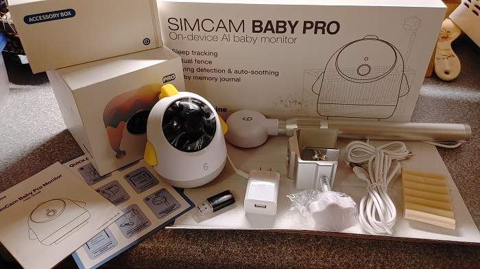 Simshine Baby Pro Smart Baby Monitor Review Box