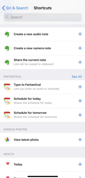 Siri Shortcuts Power Users Calendar
