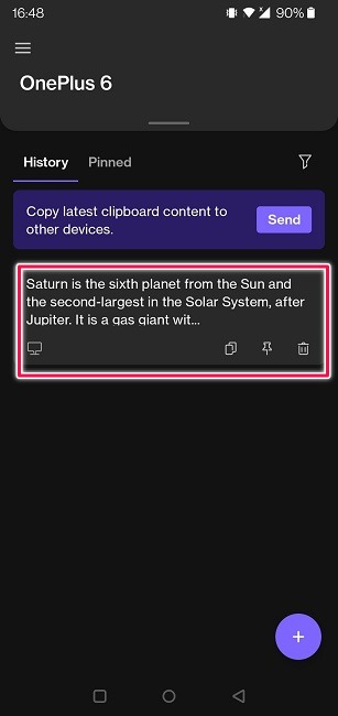Sync Clipboard Android Pc Phone Clipt App Text From Desktop