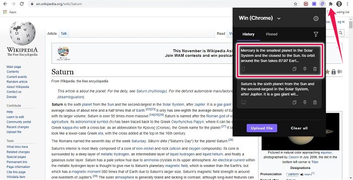 Sync Clipboard Android Pc Phone Destkop Extension View Copied Text
