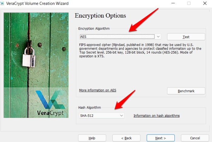 Veracrypt Encryption Options Windows