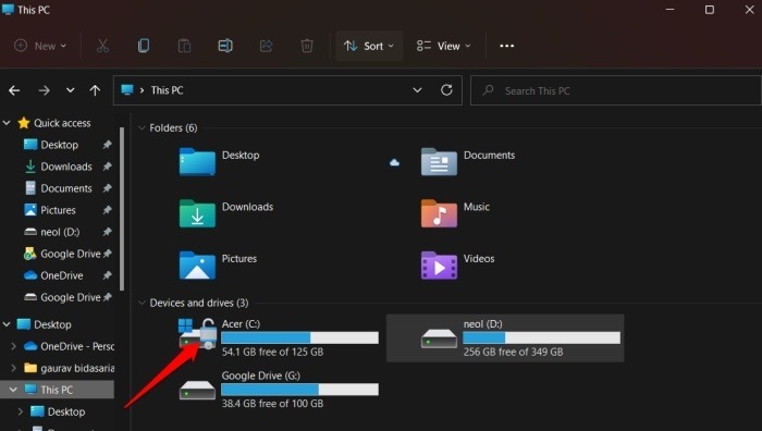 Windows 11 C Drive Encrypted