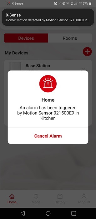 X Sense Home Security System Review App Alert