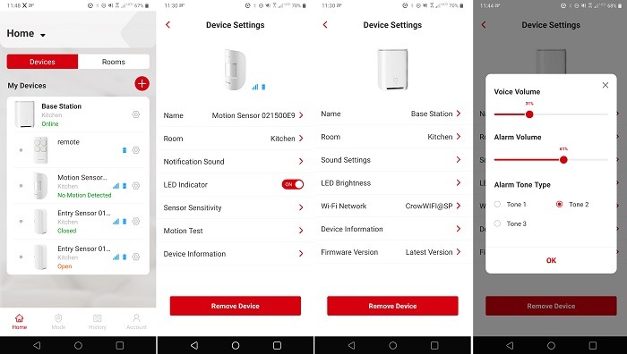 X Sense Home Security System Review App