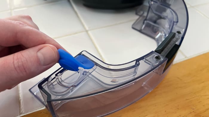 Yeedi Vac Station Review Water Resevoir