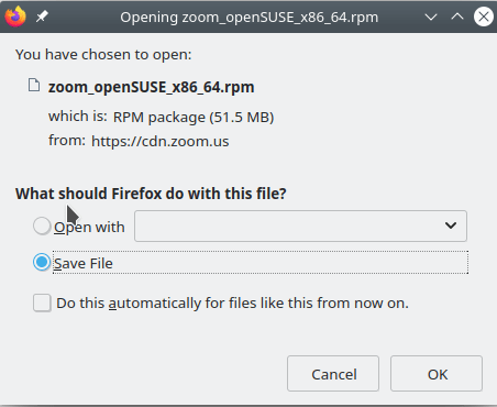 Zoom Opensuse Download Zoom Save As