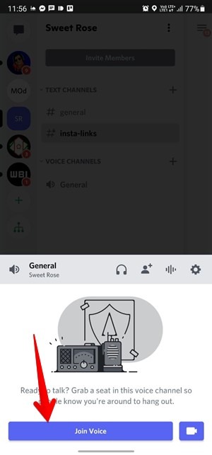 Discord Screen Share Mobile Join Voice