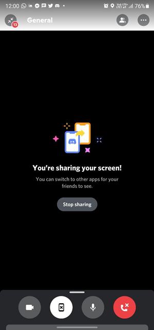 Discord Screen Share Mobile Show Apps
