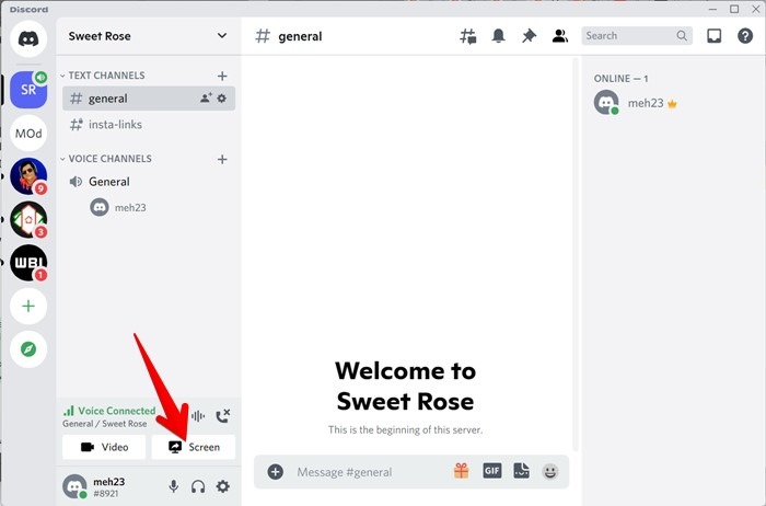 Discord Screen Share Pc Start