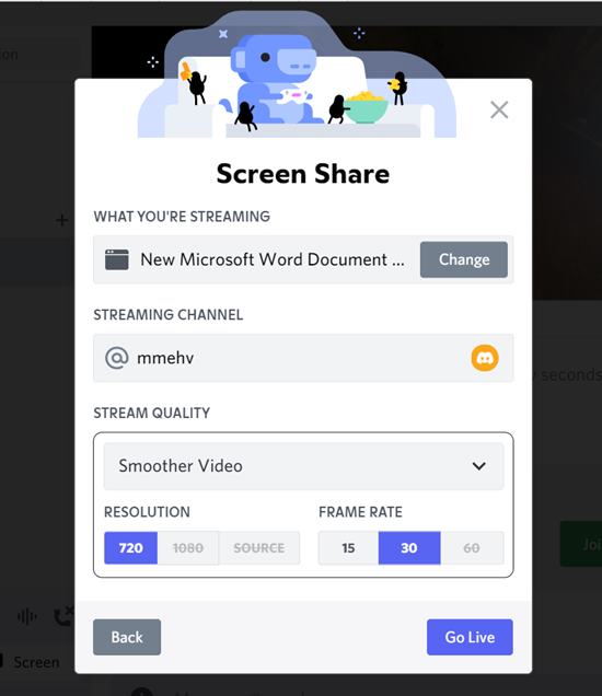 Discord Screen Share Pc Video Call Quality