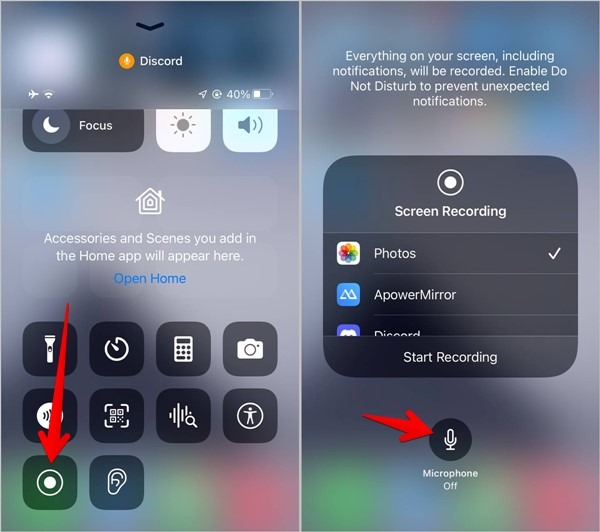 Discord Screen Share Iphone Enable Microphone