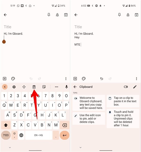 Gboard Clipboard