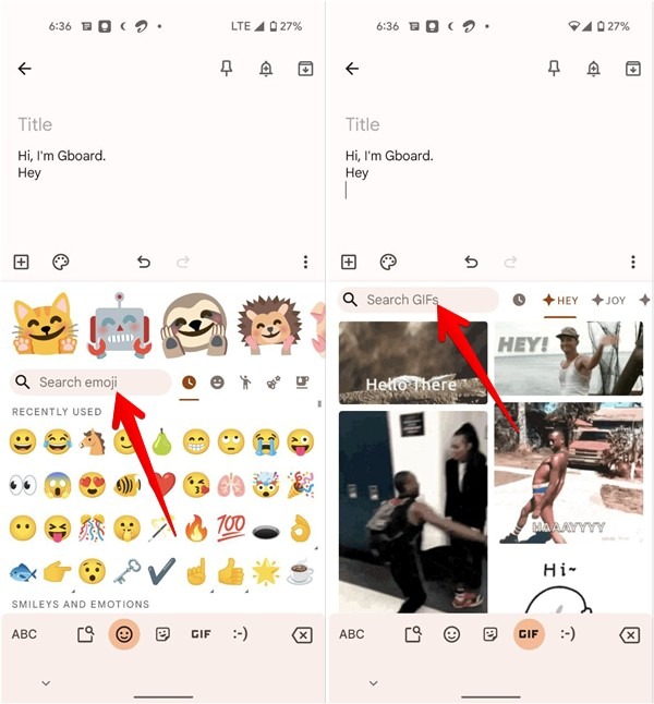 Gboard Emoji Sticker Gif Search