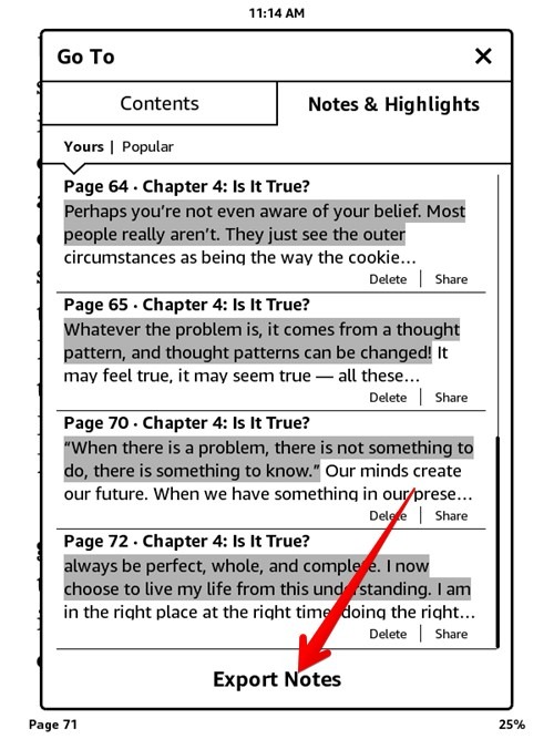 Kindle Tips Tricks Export Highlights