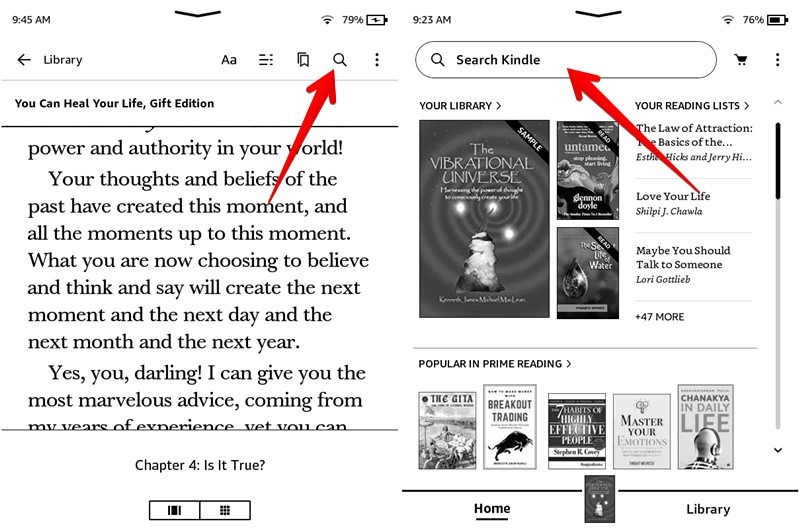 Kindle Tips Tricks Find Words Across Kindle