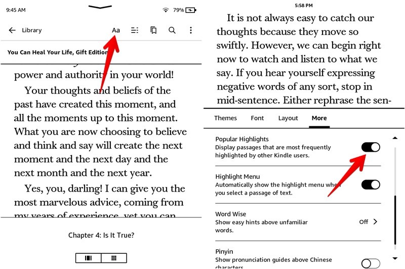 Kindle Tips Tricks Popular Highlights