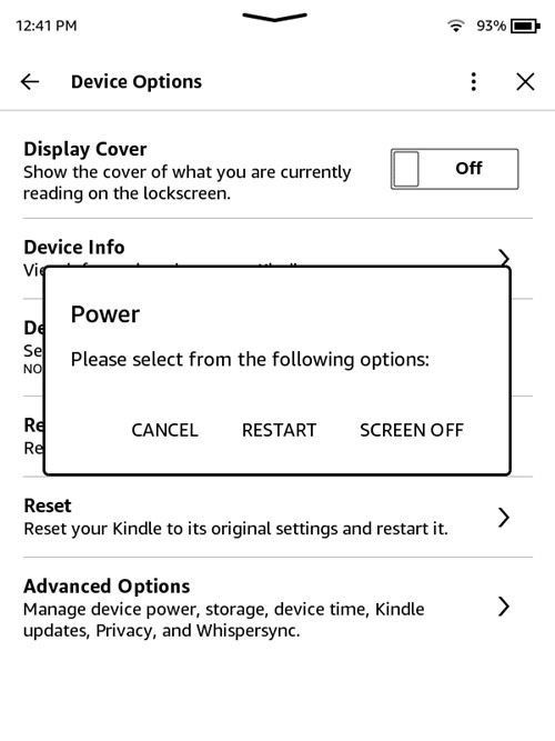Kindle Tips Tricks Screen Off