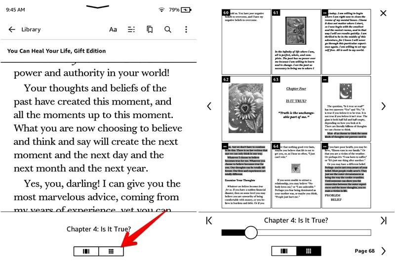 Kindle Tips Tricks Scroll Pages Quickly Grid