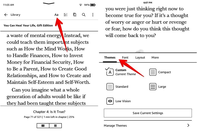 Kindle Tips Tricks Themes