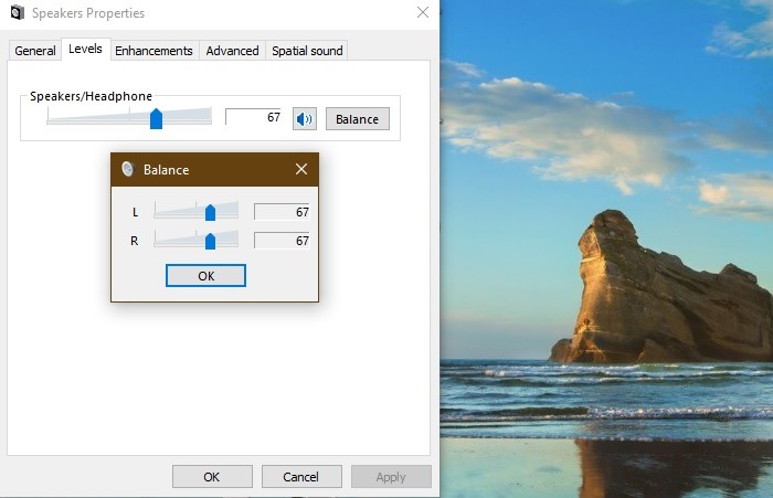 Microphone Not Working Windows10 Levels Balance