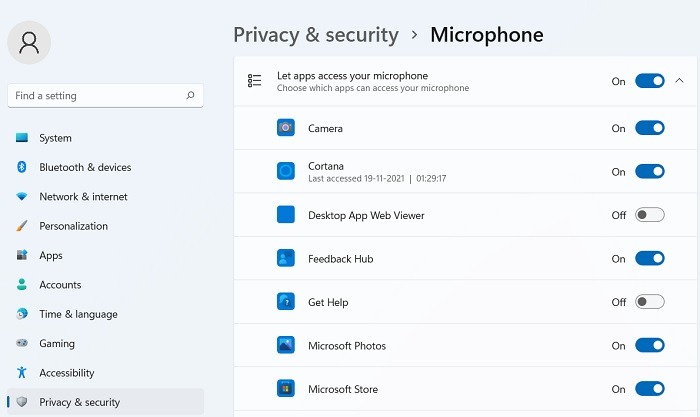 Microphone Not Working Windows11 Allow Apps