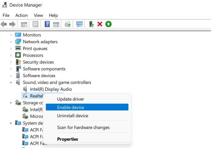 Microphone Not Working Windows11 Enable Device