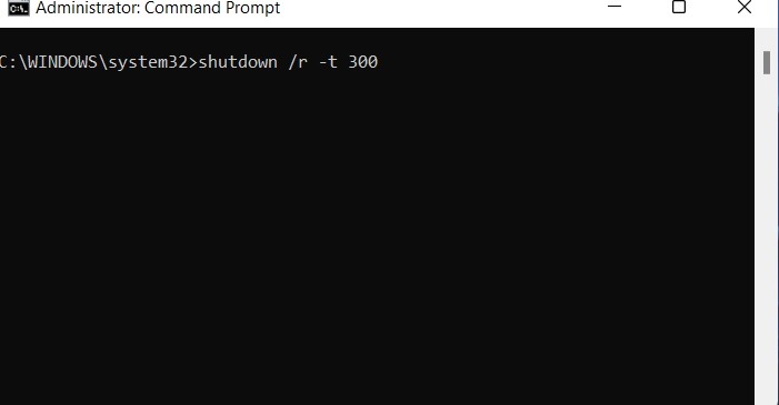 Schedule Windows11 10 Shutstart Command Prompt Restart Timer