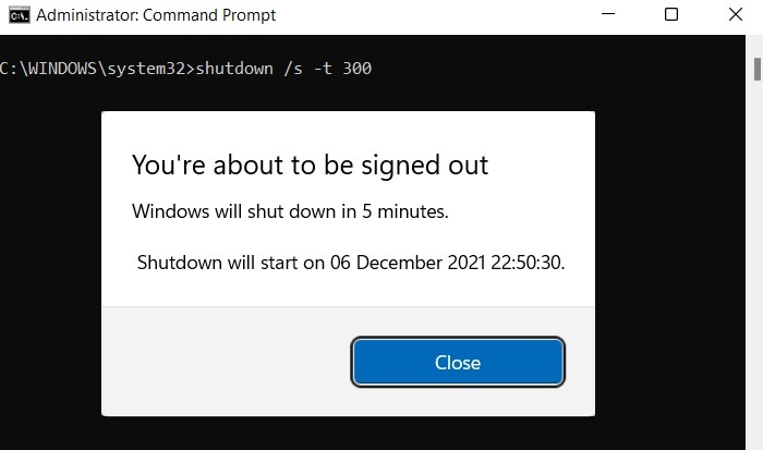 Schedule Windows11 10 Shutstart Command Prompt Shutdown Command Timer