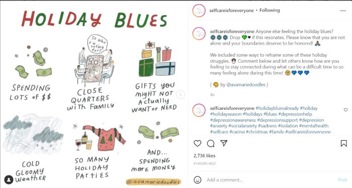 Social Media Posts Emoji Example