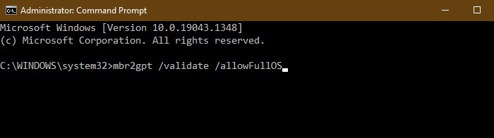 Win11 10 Bios To Uefi Validate Command With Fullos