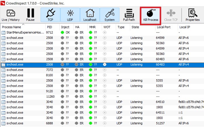 Windows Processes Look Malware Crowdinspect Kill Process Windows11